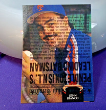 1991  JOHN FRANCO STADIUM CLUB ERROR PROOF TEST ON FRONT OF 1992 CARD BLANK BACK