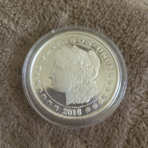 2016 MORGAN DOLLAR DESIGN 1 TROY OZ .999 FINE SILVER ROUND