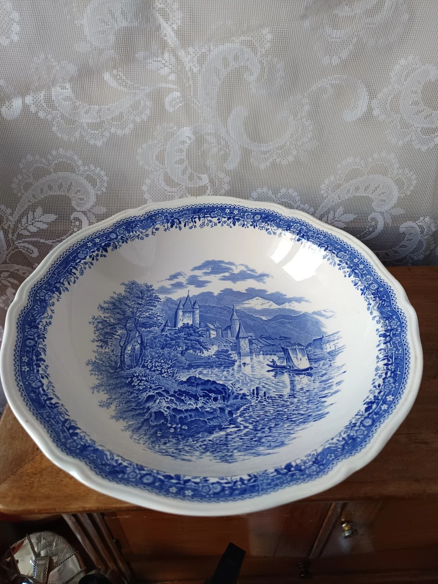 Villeroy & Boch Bleu Oignon Lazy Susan 2 Niveaux Socle 12 Pièces Allemagne