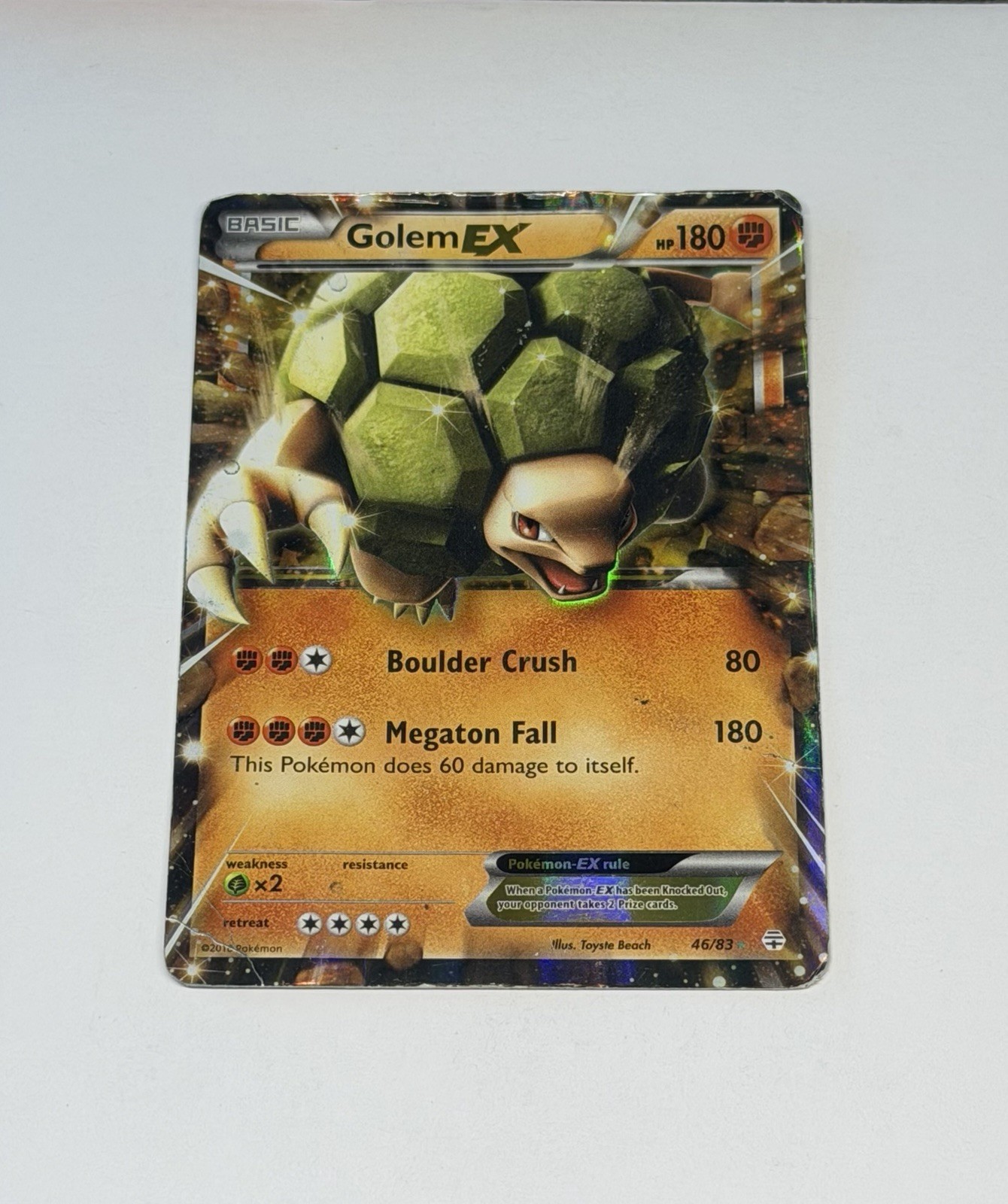 Golem EX 46/83 Generations Ultra Rare Holo Pokemon Card TCG DMG