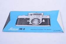   LEICA M M2 CAMERA ORIGINAL BRIEF INSTRUCTIONS MANUAL ENGLISH 129-2
