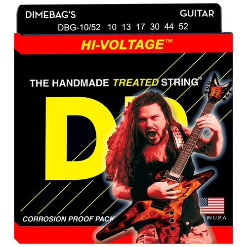 DR Strings DBG-10/52 Dimebag Darrell Hi-Voltage Med-Heavy 10-52