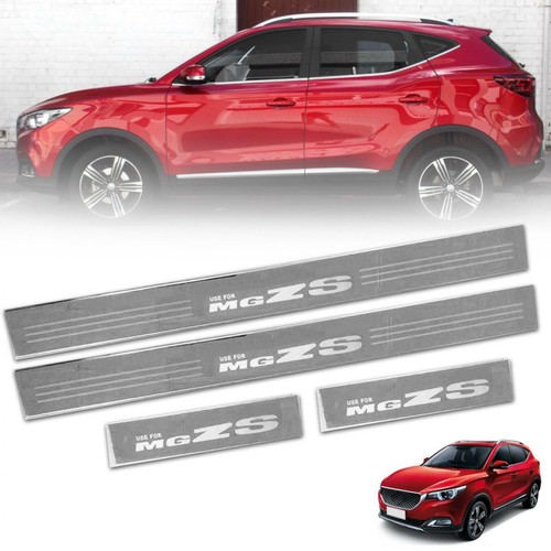 SCUFF PLATE DOOR STEP SILL CHROME STAINLESS STEEL FOR MG ZS 2017 2018 ...