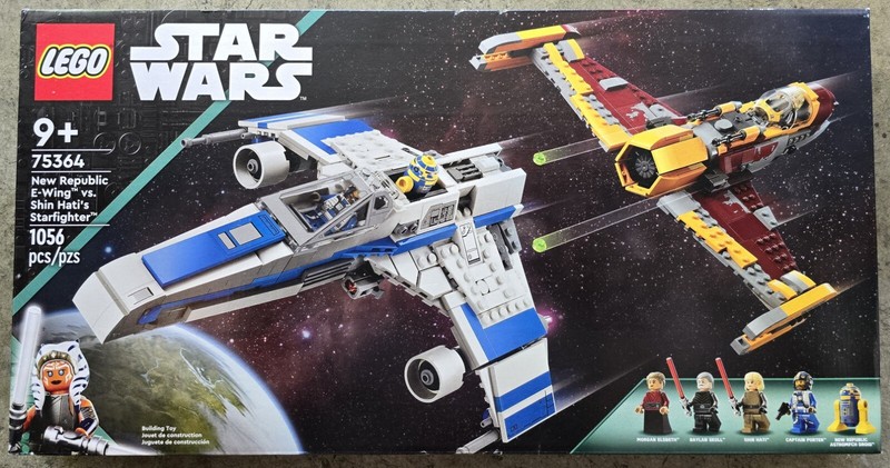 LEGO Star Wars New Republic E-Wing vs. Shin Hati’s Starfighter 75364 new!