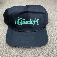 O'Charleys Hat Snapback Cap Black Green Restaurant Dining O Charleys VTG