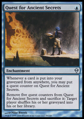 Magic the Gathering MTG Quest for Ancient Secrets (59) Zendikar   LP