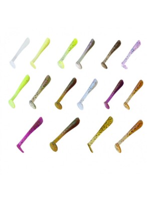 Crazy Fish Nano Minnow 1.1'' Soft Lure Micro Finesse Bait for Trout Perch Zander
