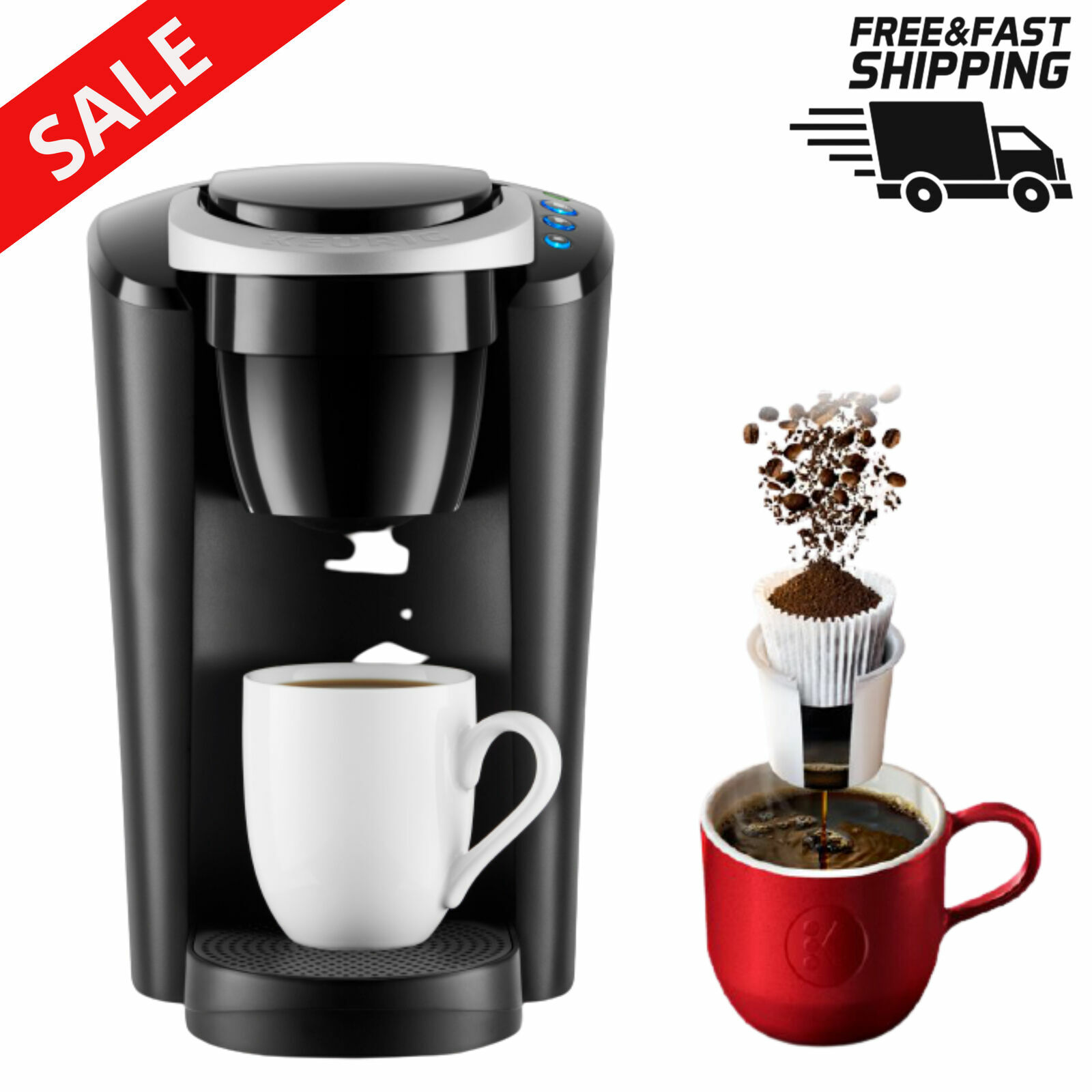 Keurig K35 K-Compact 1 Cup Coffee Maker 