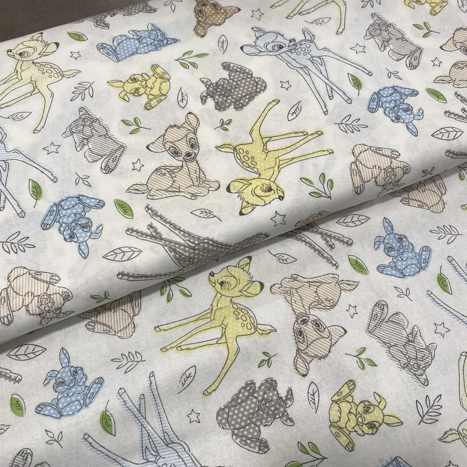 Tela de algodón Bambi Best Of Friends vendida por yarda Foto 3 de 4