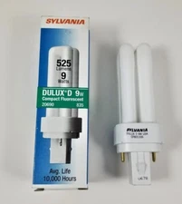 2-Pack Sylvania 20325 DULUX S Compact Fluorescent Light Bulb 5 W 230 Lumens