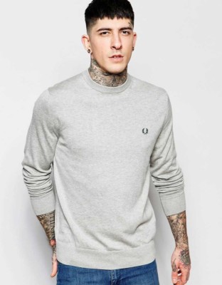 fred perry panel jumper