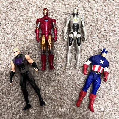 MARVEL Super Heros: Hawkey, Iron Man, Ghost Armor & Captain America - BUNDLE SET
