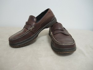 ACORN Comfort on Earth Brown Leather Loafers Slip-on Shoe Men's Sz 9.5 | eBay