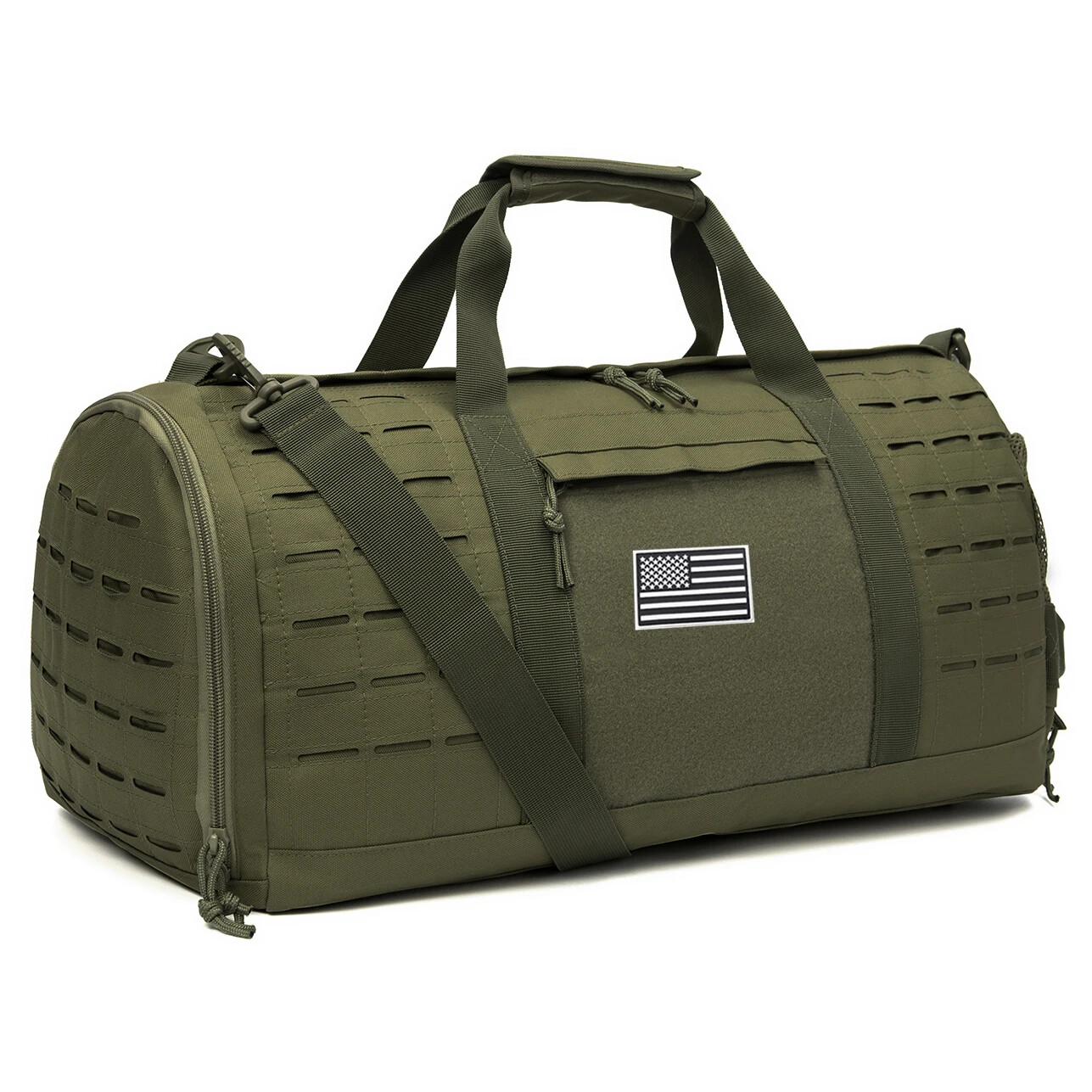 40L Sport Bag Tactical Duffle Training Bag with Shoe Basketb