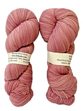 YARN Superwash Hand Dyed bbknits Merino  Nylon Lot 2 Pinkish