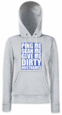 Ping Me, Scan Me Damen Hoodie Sweatshirt Admin Computer Scientist Programmer Fun