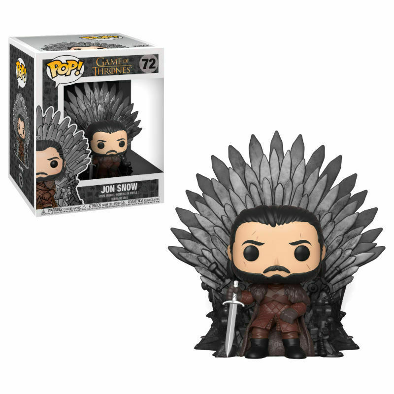 GAME OF THRONES JON SNOW SITTING ON IRON THRONE POP VINYL