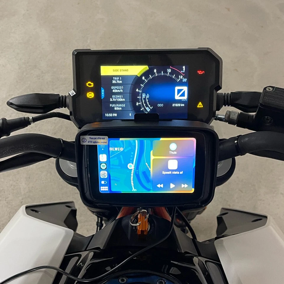 Montaje de navegador GPS apto para Triumph Speed Triple R/RS 15-21 velocidades Triple S 18-21 Foto 2 de 4