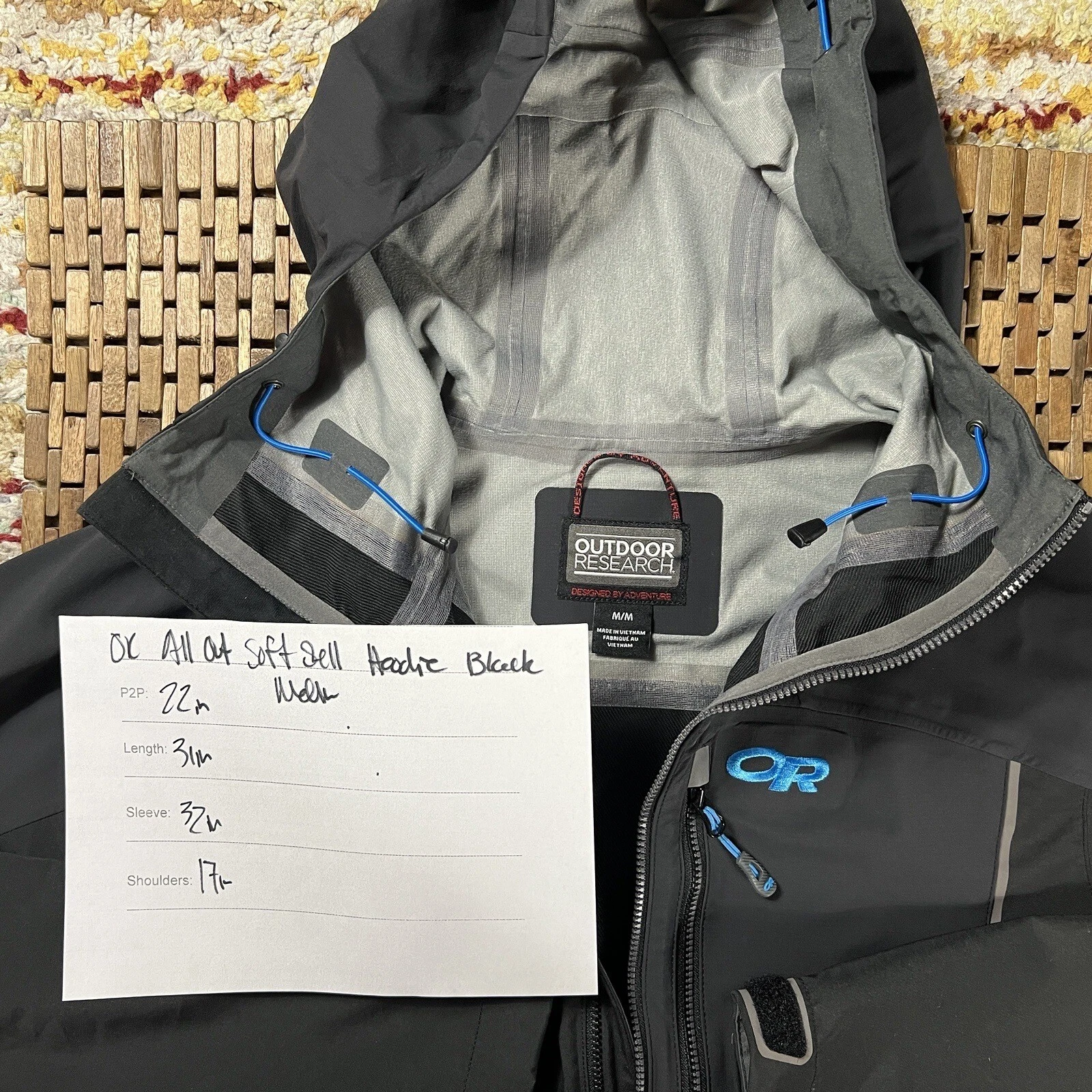 outdoor-research all out full zip soft shell jacket