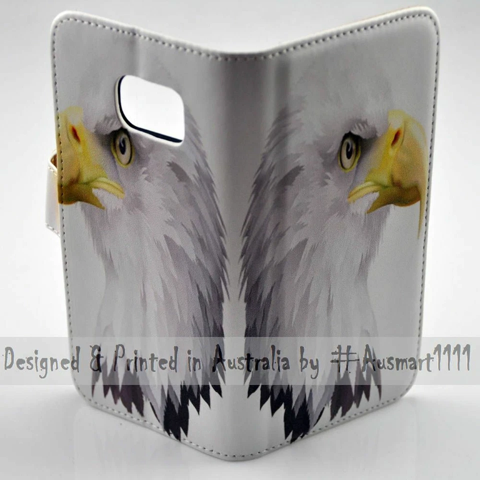 For Samsung Galaxy Note Series - Bald Eagle Head Print Mobile Phone Case Cover - image 3 of 3