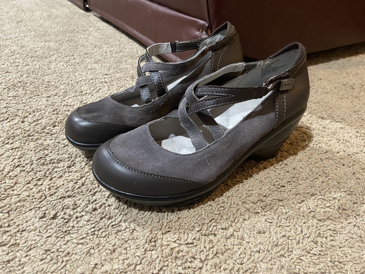 Jambu Toronto Women's Size Leather Mary Jane Sport Wedge