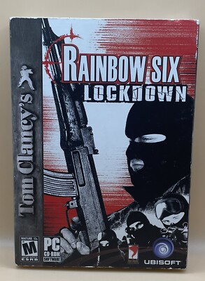 Rainbow Six LOCKDOWN Lock-Down Shooter PC Game NEW SEALED Big Box Clancy Ubisoft