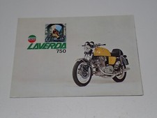 LAVERDA 750 DEPLIANT BROCHURE PROSPEKT POSTER MOTO (S6)
