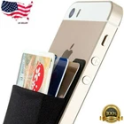Universal Adhesive Pocket Stick On Wallet Card Holder Pouch Case For Cell Phone