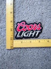 1  COORS LIGHT BEER IRON ON PATCH  free shipp...