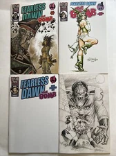 Fearless Dawn: The Bomb #4 A-D Lot Asylum Press 2023 NM-Steve Mannion Comics