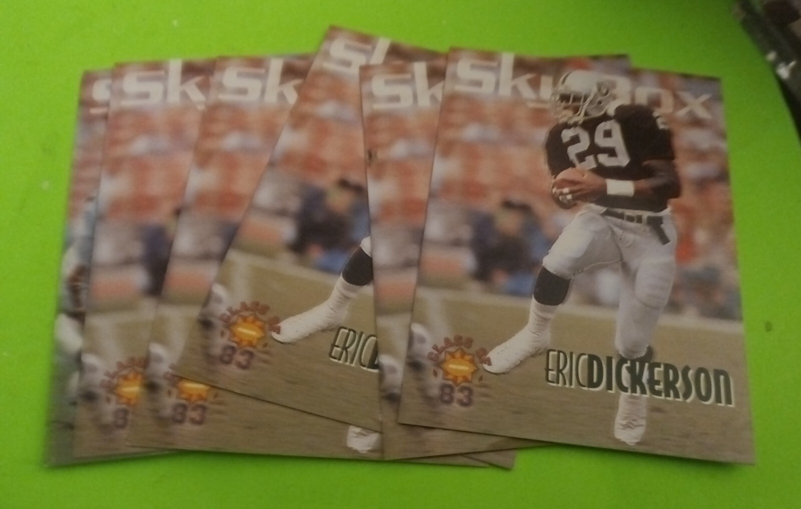 (6) Eric Dickerson 1993 SkyBox Impact NFL Cards #153 Los Angeles Raiders HOF 🔥