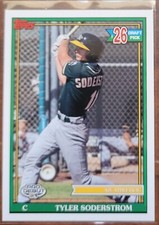 Tyler Soderstrom 2021 Topps Pro Debut Draft Picks Rookie Athletics RC #PDC-174