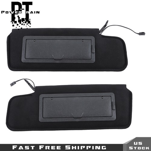 For 1984-1996 Chevy Corvette C4 New Sun Visor Pair W/Vanity Mirror LED Light - Picture 7 of 20