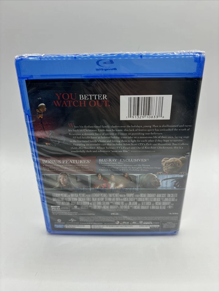 Krampus [New Blu-ray]Adam Scott , Toni Collette  Factory Sealed Widescreen Subti - Imagem 2 de 2