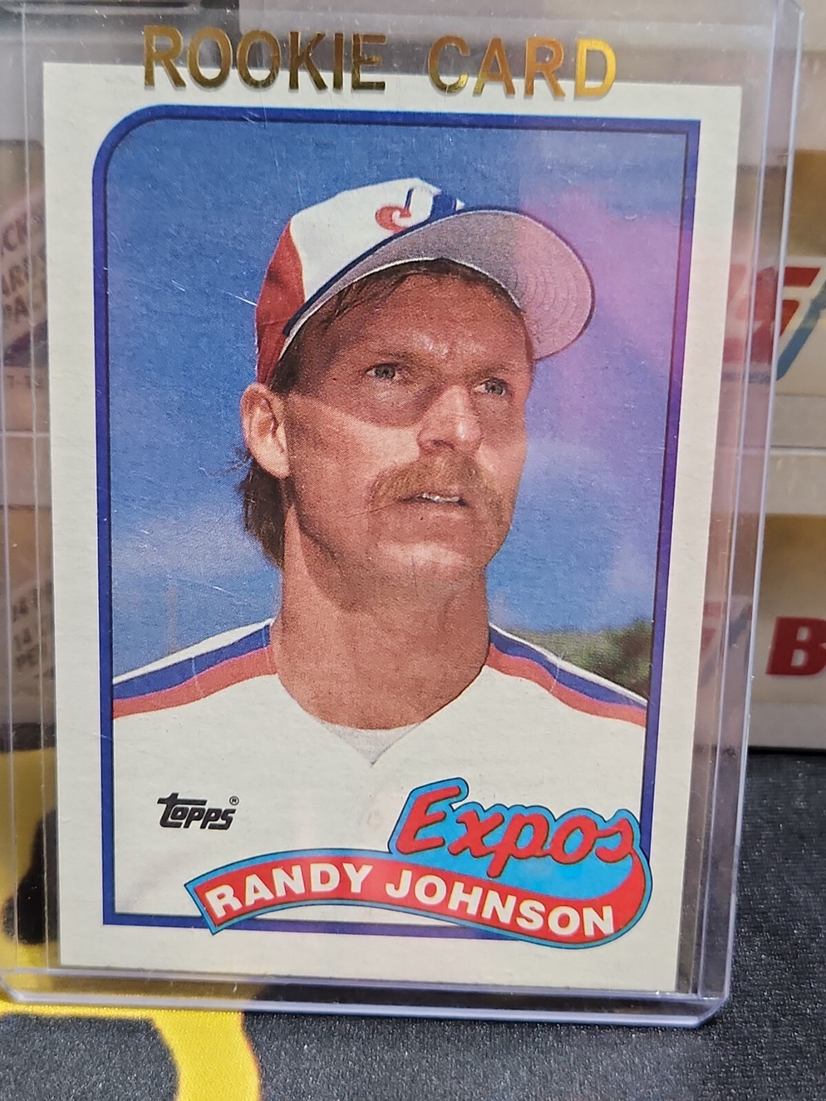 1989 Topps #647 RC Randy Johnson Montreal Expos Seattle Mariners HOF PWE