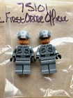 2x Lego 75101 Star Wars First Order Officer Force Awakens Minifigure Lot