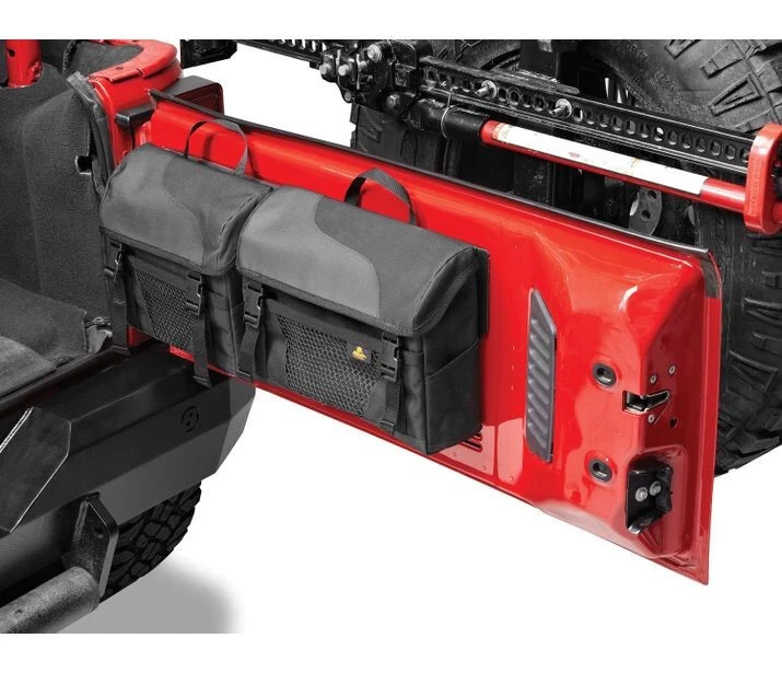 Organizador de porta traseira Bestop 54136-35 Rough Rider para Jeep Wrangler JK / TJ / YJ - Imagem 2 de 4