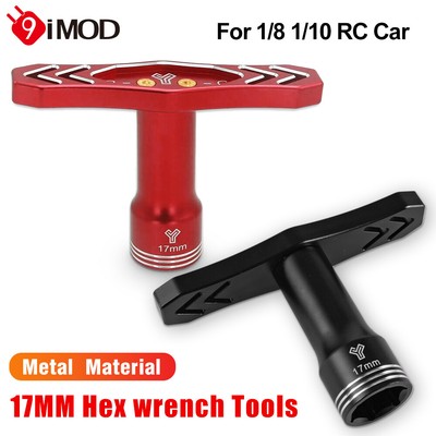 9imod 17mm Hex Nuts Sleeve Metal Repairs Tool For 1/8 1/10 RC Crawler Car