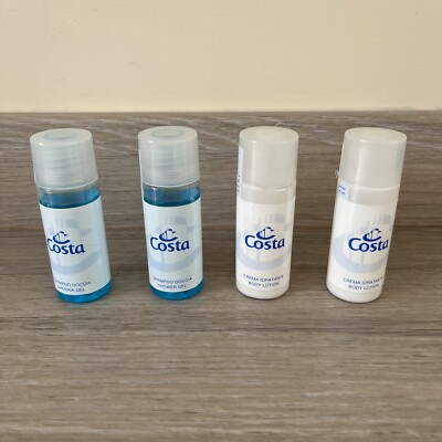 Costa - Cruise Line - 2x Bodylotion & 2x Duschgel - je 31ml - Ablauf 2012