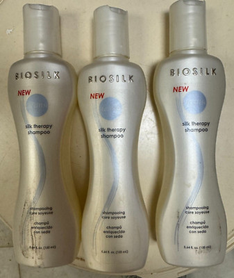 Biosilk Condition SILK THERAPY Shampoo 5.4 oz Pack of 3 NEW!