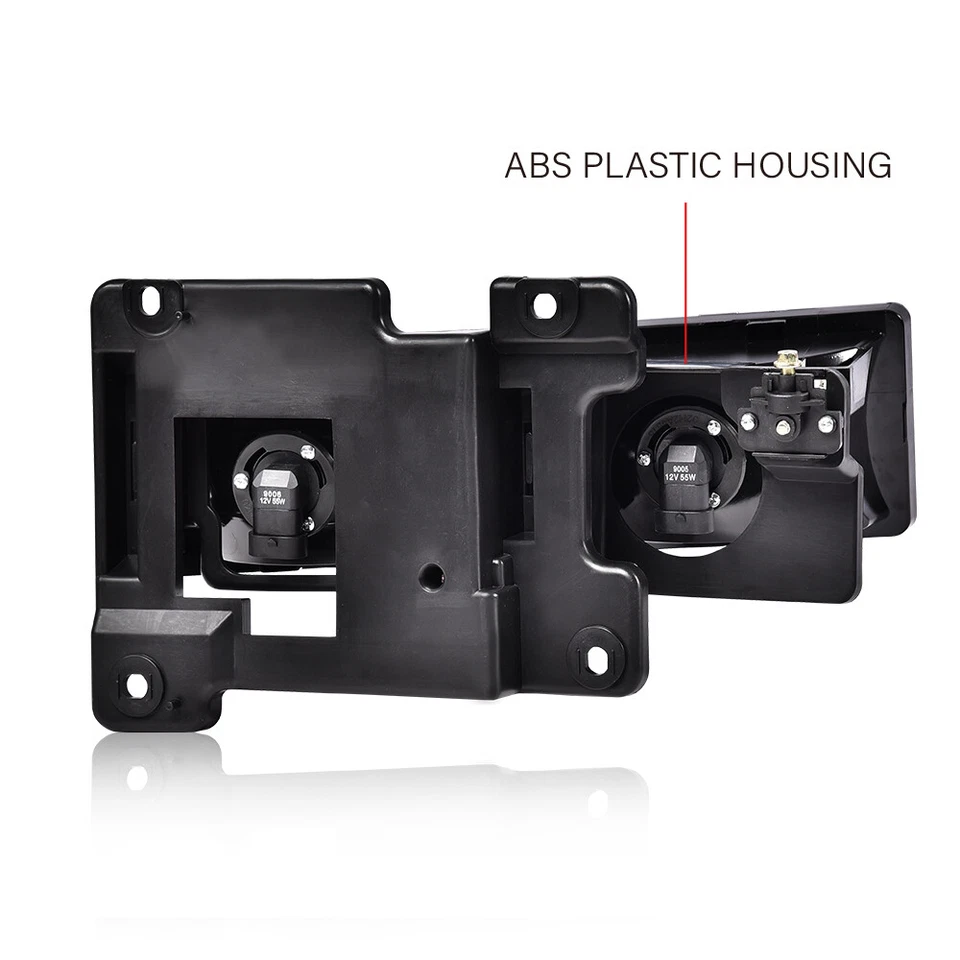 2X Front Chrome Headlights HeadLamps Fit For 1994-1998 GMC C1500/C2500/C3500 Foto 3 de 4