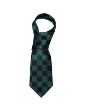 Patrick Francis Dark Green Navy Irish Knot Tie Men's Fashion Luxury Accessories