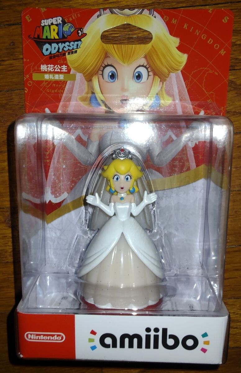 amiibo Super Mario Odyssey Series Figure (Peach - Wedding Outfit) for Wii U,  New 3DS, New 3DS LL / XL, SW