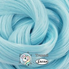 Japanese Saran Doll Hair - Tranquil Pale Blue for Rerooting Custom Dolls