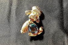 Cute, Poodle Dog Brooch. Vintage Brooch. Vintage Jewellery.