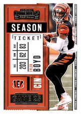 2020 Panini Contenders #86 Tyler Boyd  Cincinnati Bengals Football Card