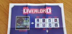 Overlord NES Nintendo Virgin Games Insert Poster Map Guide - NO MANUAL OR GAME
