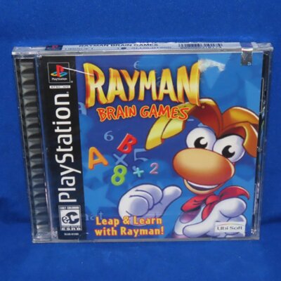 Rayman Brain Games Sony Playstation 1 Video Game Brand New / Sealed