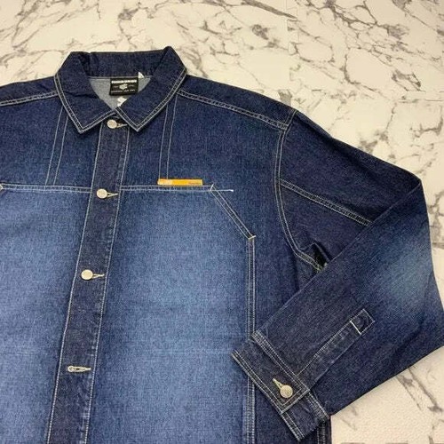 Men's Rocawear Raw Blue | Sandblast Casual Denim Jacket NWT - Picture 3 of 4