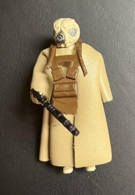 Vintage Star Wars 4-LOM Kenner 1982 Action Figure Robe, Blaster, Armor (Broken)